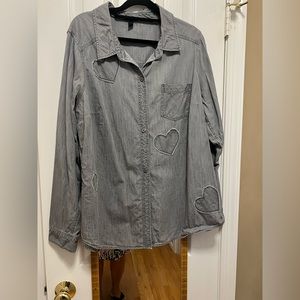 1x torrid long sleeve blouse